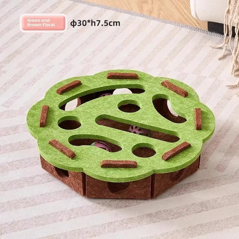 Interactive Puzzle Box Toy for Cats