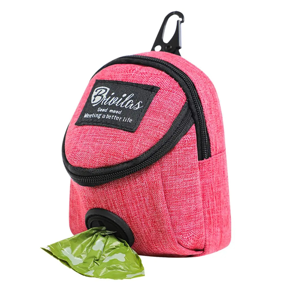 Pet Dog treat pouch Multifunction Portable Dog training bag Outdoor Travel Dog Poop Bag Dispenser Durable Pet accessories