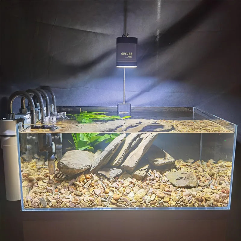 New Aquarium LED Water Grass Lamp WRGB Full Spectrum Explosive Algae Downlight for Native Stream Fish Tank 8500K 25/35/65W