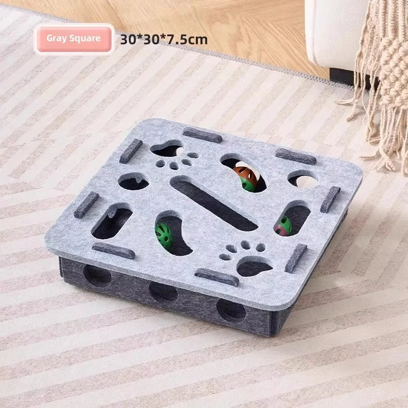 Interactive Puzzle Box Toy for Cats