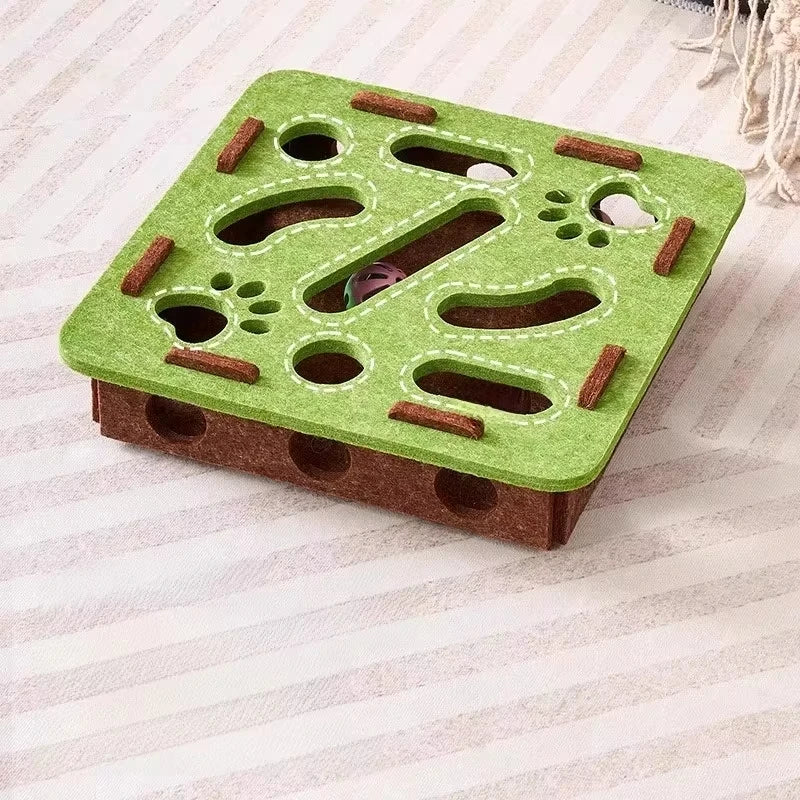 Interactive Puzzle Box Toy for Cats