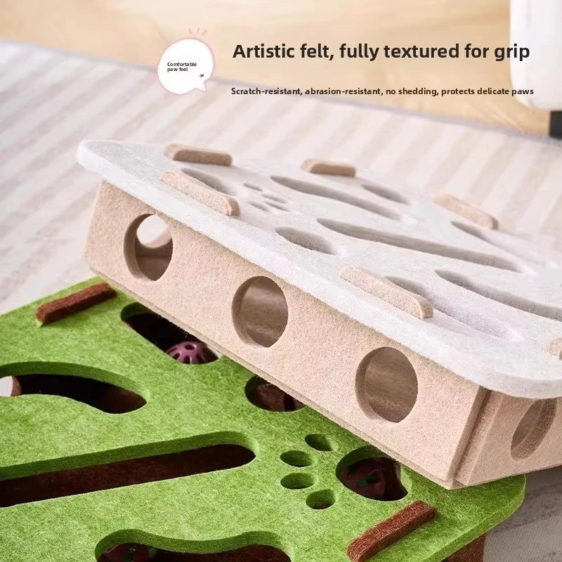 Interactive Puzzle Box Toy for Cats