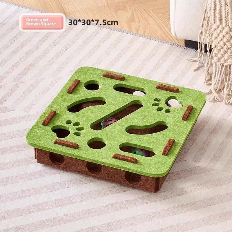 Interactive Puzzle Box Toy for Cats