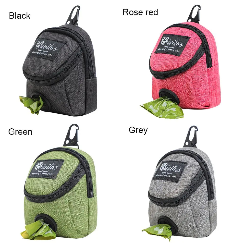 Pet Dog treat pouch Multifunction Portable Dog training bag Outdoor Travel Dog Poop Bag Dispenser Durable Pet accessories